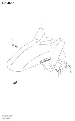460F - FRONT FENDER (DL650A:L1:E24)