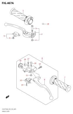 467A - HANDLE LEVER