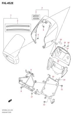 452E - HEADLAMP COVER (VZR1800Z:L4:E19)