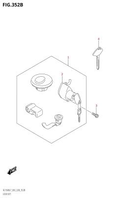 352B - LOCK SET (VL1500B:L7:E28)