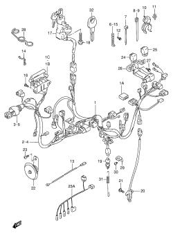 031 - WIRING HARNESS (MODEL T /​ V)