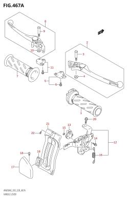 467A - HANDLE LEVER (K6,K7,K8)