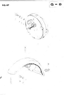 047 - HEADLAMP HOUSING - FRONT FENDER (E34, E39)