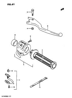061 - RIGHT HANDLE SWITCH GV1400GTG