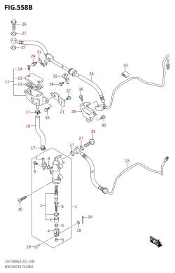 558B - REAR MASTER CYLINDER (GSX1300RA:L4:E19)