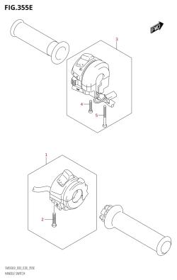 355E - HANDLE SWITCH (SV650XA:L9:E28)