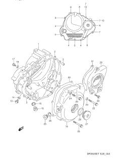 004 - CRANKCASE COVER (MODEL L /​ M /​ N /​ P)