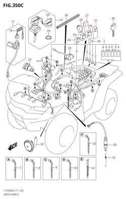 350C - WIRING HARNESS (LT-A500XPZ:M2:P17)