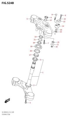 524B - STEERING STEM (DL1000A3)
