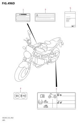 496D - LABEL (SV650XA:L9:E19)