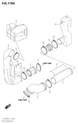 118A - BELT COOLING DUCT