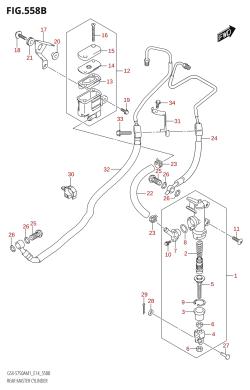 558B - REAR MASTER CYLINDER