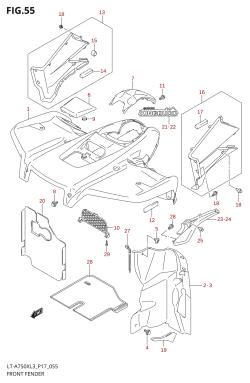 055 - FRONT FENDER (LT-A750XL3 P24)