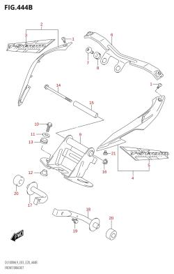 444B - FRONT BRACKET (DL1000XA:L9:E28)