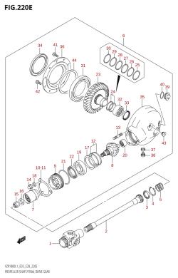 220E - PROPELLER SHAFT /​ FINAL DRIVE GEAR (VZR1800Z:L1:E28)