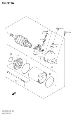 301A - STARTING MOTOR ((K8,K9):(E02,E19,E24,P37))