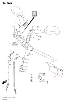 462B - HANDLEBAR (GSX1300RA:L7:E28)