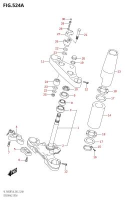 524A - STEERING STEM