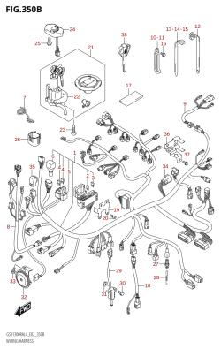 350B - WIRING HARNESS (GSX1300RA:L4:E19)