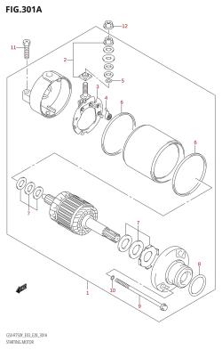 301A - STARTING MOTOR