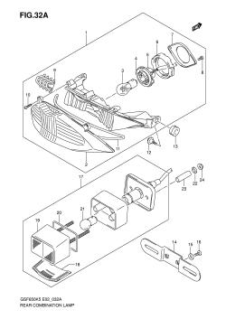 32A - REAR COMBINATION LAMP (SEE NOTE)