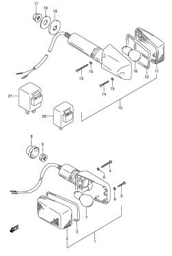 026 - TURNSIGNAL LAMP (MODEL K /​ L /​ M /​ N /​ P /​ R)