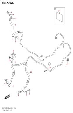 536A - FRONT BRAKE HOSE