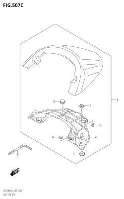 507C - SEAT TAIL BOX (VZR1800BZ:L6:E02)