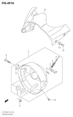 451A - HEADLAMP HOUSING (GSF1250,GSF1250A)
