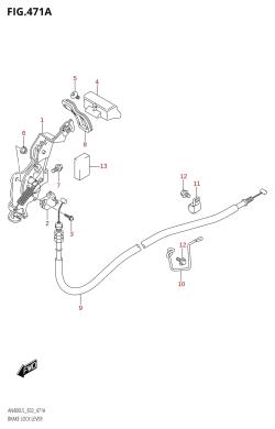 471A - BRAKE LOCK LEVER