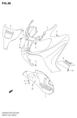 046 - FRONT LEG SHIELD (AN650K3 /​ K4 /​ K5)
