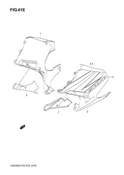 41E - UNDER COWLING  (GS500FK4)