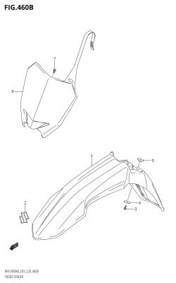 460B - FRONT FENDER (RM-Z450:L1)