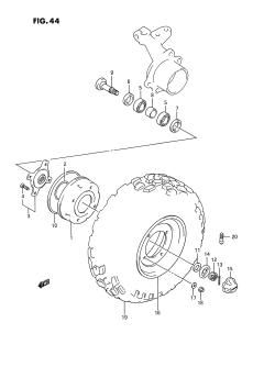 044 - FRONT WHEEL