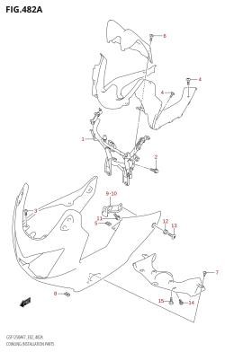 482A - COWLING INSTALLATION PARTS (GSF1250S,GSF1250SA)