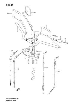 041 - HANDLEBAR (MODEL K3)