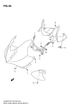 049 - BODY CWL INSTALLATION PARTS  (WITH COWLING)