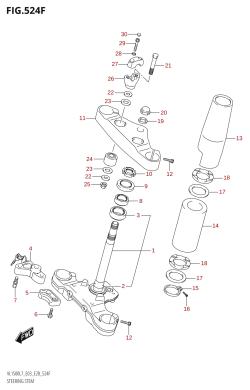 524F - STEERING STEM (VL1500T:L7:E28)