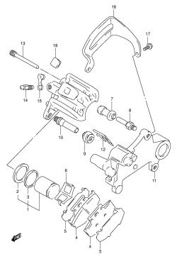 47A - REAR CALIPER (MODEL N /​ P)