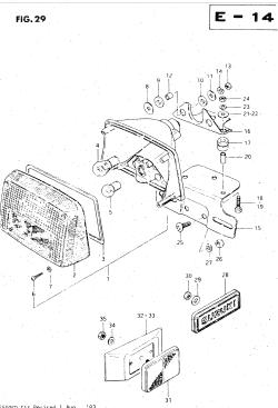 029 - REAR COMBINATION LAMP (E39)