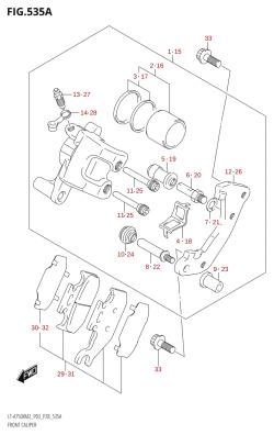 535A - FRONT CALIPER