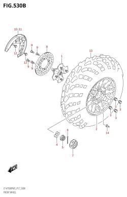 530B - FRONT WHEEL (LT-A750XPZM3_P17)