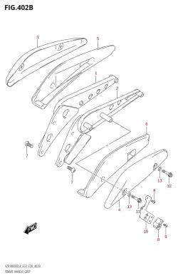 402B - FRAME HANDLE GRIP (VZR1800BZ:L4:E28)