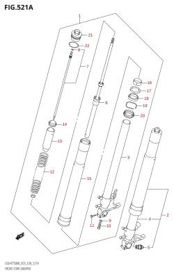521A - FRONT FORK DAMPER