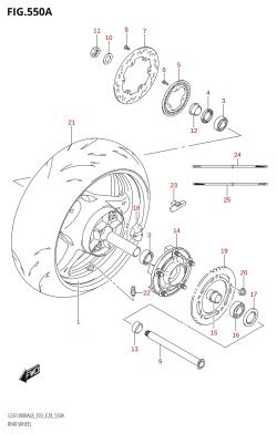 550A - REAR WHEEL