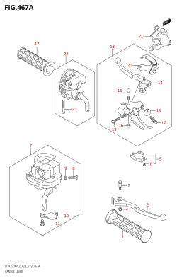 467A - HANDLE LEVER
