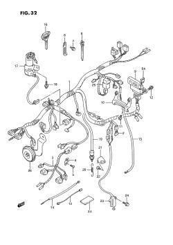 032 - WIRING HARNESS (MODEL N /​ P)