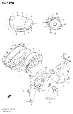 112D - CRANKCASE COVER (VL1500B:L4:E33)
