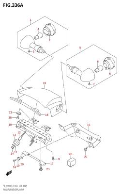 336A - REAR TURNSIGNAL LAMP