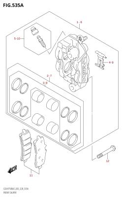 535A - FRONT CALIPER